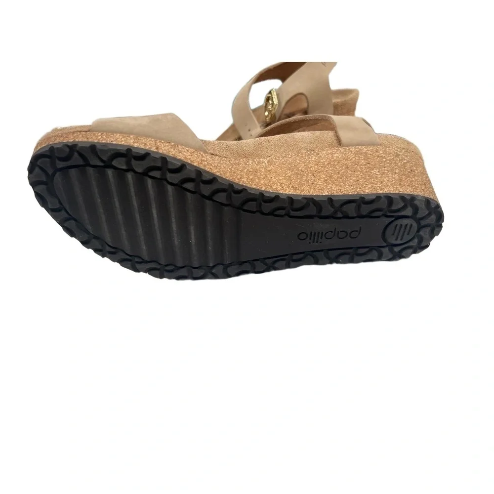 Papillio By Birkenstock Soley Ring Buckle Wedge Sandals Sandcastle Size L 10 41